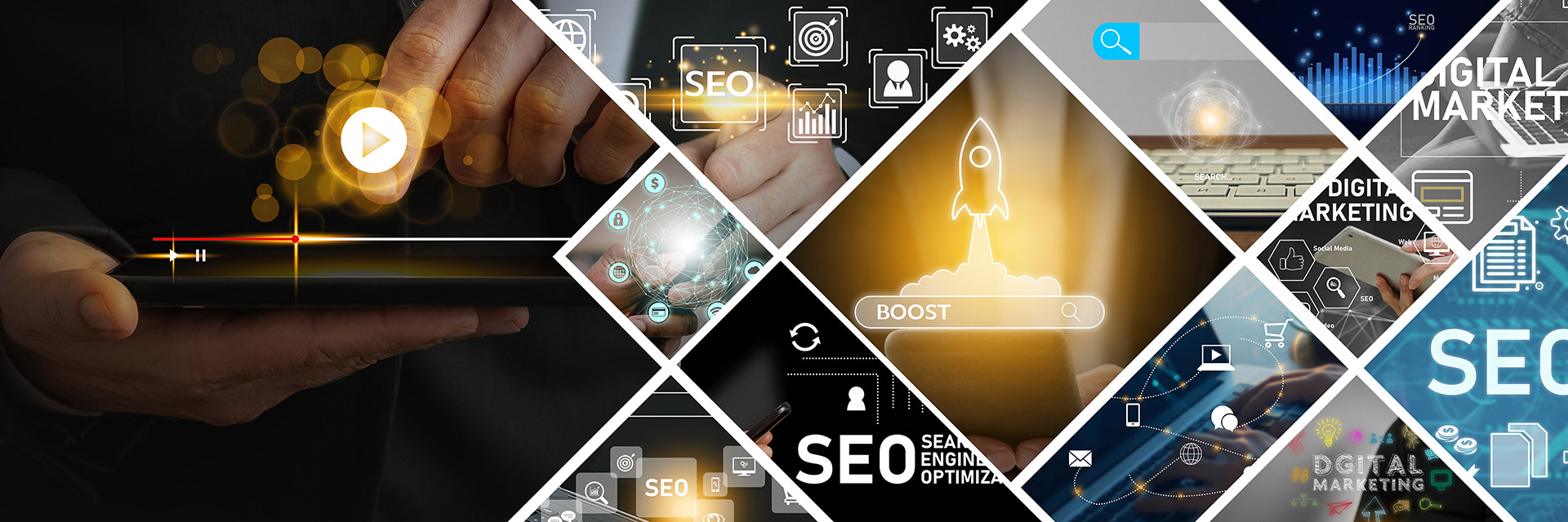 SEO component collage