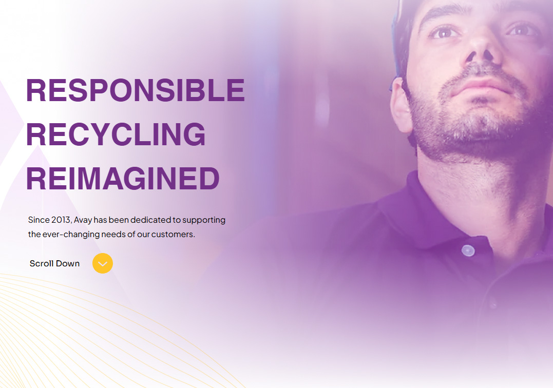 Before and after view for Avay.com